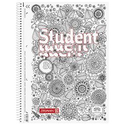 Blok kolegij A4 karo  80L perforacija+4rupe ZENart Brunnen 10-67428