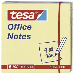 Blok samoljepljiv  75x75mm 100L Office notes Tesa 57654 žuti