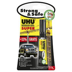 Ljepilo trenutačno 7g Super Strong&Safe+33% gratis UHU blister!!