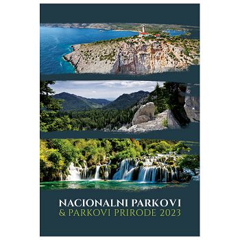 Kalendar "Nacionalni parkovi i Parkovi Prirode 2023" 13 listova, spirala