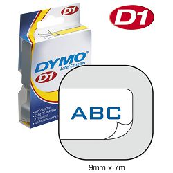Vrpca D1  9mmx7m Dymo 40914 plavo-bijela