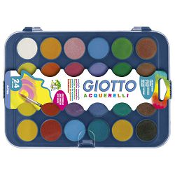 Boja vodena fi 30mm 24boje+kist Giotto Fila 3320 blister