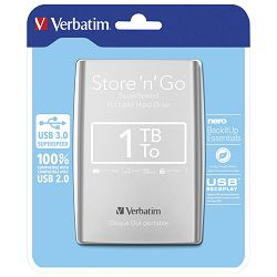 Hard disk 2.5"     1Tb USB 3.0 Verbatim 53071 sivi