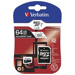 Kartica memorijska micro SDXC 64GB Verbatim 44084 blister