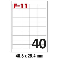 Etikete ILK  48,5x25,4mm pk100L Fornax F-11