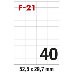 Etikete ILK  52,5x29,7mm pk100L Fornax F-21