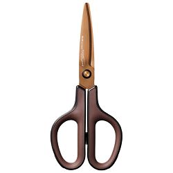 Škare uredske 17,5cm-titanij Fitcut Curve Premium SC175STN Plus.35058 smeđeblister