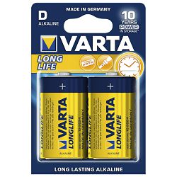 Baterija alkalna 1,5V D Longlife pk2 Varta LR20
