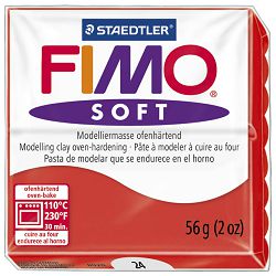 Masa za modeliranje   56g Fimo Soft Staedtler 8020-24 indian crvena