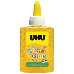 Ljepilo glitter glue 88ml UHU LO181812 žuto