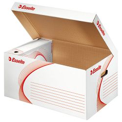 -Kutija arhivska-kontejner za registratore s poklopcem Esselte 128900 bijela