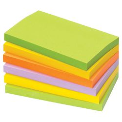 Blok samoljepljiv  75x125mm 6x100L Spring Global Notes 5855-76 neon mix