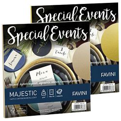 Kuverte Special Events 17x17cm 120g pk10 Favini zlatne