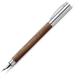 -Nalivpero drveno tijelo (drvo orah) Ambition (F) Faber Castell 148581 smeđe **SELECTIVE