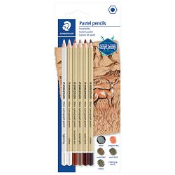 Set Mars Lumograph pastel Staedtler 100P-SBK6 blister