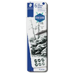Set olovka čisti grafit pk6 Mars Lumograph Design Journey Staedtler 100G M6