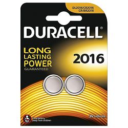 Baterija litij dugmasta 3V pk2 Duracell 2016 blister