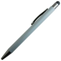 -Olovka kemijska metalna gumirana+touch pen YFA 2665C Bergen sivo/antracit