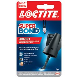 Ljepilo trenutačno 5g s četkicom Loctite Super Bond Brush 5G Henkel 2733278 blister