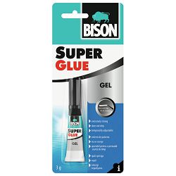 Ljepilo trenutačno  3g Super Glue Bison L0404001 blister