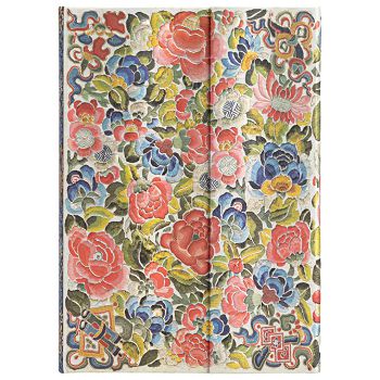Notes 13x18cm-midi crte  72L magnet Peking Opera Embroidery Paperblanks PB8134-0