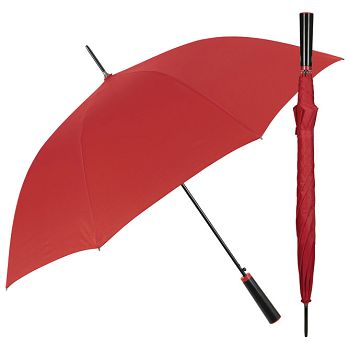 Kišobran automatik s plastičnom drškom Walking Around Perletti 96011-03 crveni