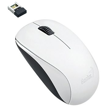 Miš usb 3tipke laserski bežični NX-7000 Genius bijeli