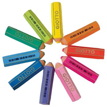 Gumica u obliku olovke Giotto Happy Gomma Fila 2349 4Colour sortirano