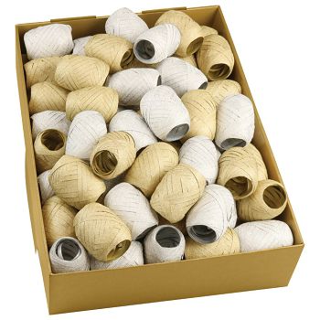 Vrpca ukrasna  5mmx10m Poly Glitter Prasent 1592-099 sortirano