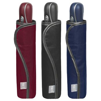 Kišobran automatik (otvaranje+zatvaranje) sklopivi s plastičnom drškom Extra Slim Time Perletti 26436sort