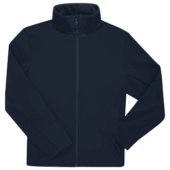 Jakna zip unisex B&C Reset 3Lr Softshell tamno plava 2XL