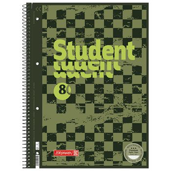 Blok kolegij A4 karo  80L perforacija+4rupe Fast Wheels Brunnen 10-67928 521