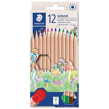 Boje drvene 12boja Noris natural Staedtler 143N C12 blister