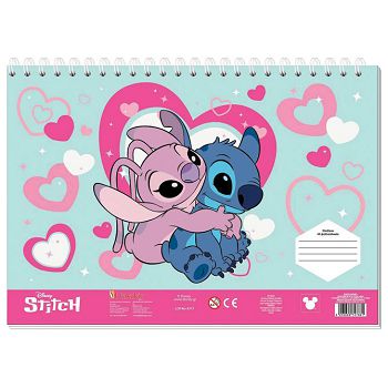 Blok risaći 40lis.+ šablona i naljepnice Stitch Diakakis 000564983