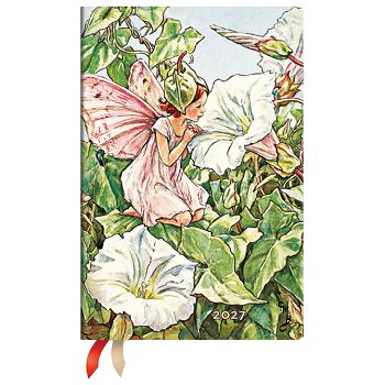 Planer tjedni 2027-9x13,5cm-mini s gumicom Bindweed Fairy Flexi Paperblanks FE1992-4