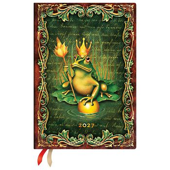 Planer tjedni 2027-12,5x18cm-midi horiz. s gumicom Frog Prince Paperblanks DE1927-6