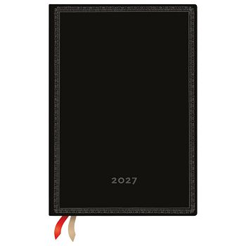 Planer tjedni 2027-12,5x17,5cm-midi horiz s gumicom Black Edition Flexi Paperblanks FE1998-6