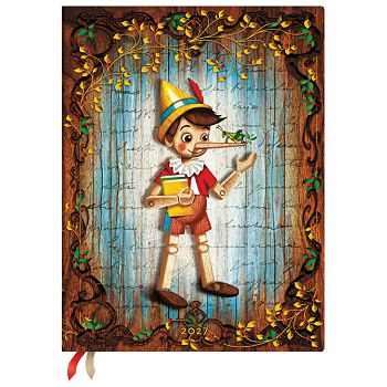 Planer dnevni 2027-17,5x22,5cm-ultra s gumicom Pinocchio Paperblanks Flexi FE2014-2