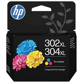 Ink Jet HP.no.302XL/304XL B7RT8AE (F6U67AE/N9K07AE) original kolor