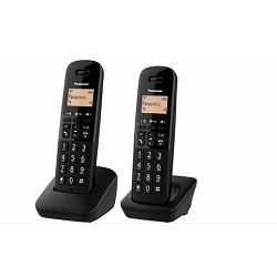 PANASONIC telefon bežični KX-TGB612FXB crni, TWIN