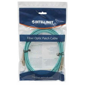 Fiber Optic Patch Cable LC/LC, OM3, 5.0m Aqua