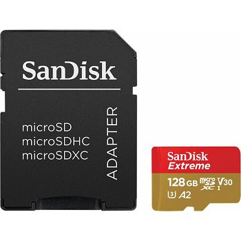 Memorijska kartica SanDisk Extreme microSDXC, A1, V30, U3 64GB
