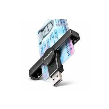 Čitač pametnih kartica AXAGON CRE-SMPA USB 2.0 Pocket Reader