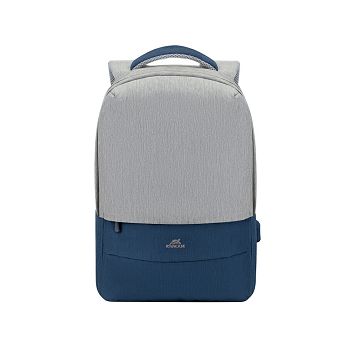 Ruksak RivaCase 15.6" Prater 7562 Grey/Dark Blue anti-theft laptop backpack