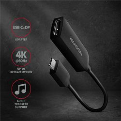 AXAGON USB-C -> DisplayPort adapter 4K/60Hz