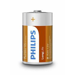 PHILIPS baterija R20L2B/10