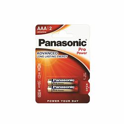 PANASONIC baterije LR03PPG/2BP Alkaline Pro Power