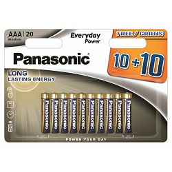 PANASONIC baterije LR03EPS/20BW 10+10F