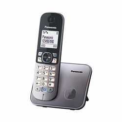 PANASONIC telefon bežični KX-TG6811FXM metalik sivi