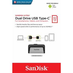USB memorija SanDisk Ultra Dual Drive USB Type-C / USB 3.1 32GB